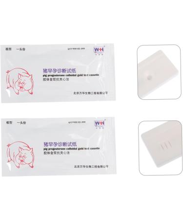 FRCOLOR 6 Pcs Pregnant Tester Pig Pregnancy Test Strips Livestock Testing Paper Animal Pregnancy Test Tools Sow Pregnancy Test Strips Farm Testing Tool White Plastic Accessories Whitex3pcs 1 count (Pack of 1) - Buy Online on GoSupps.com
