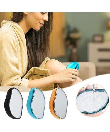 Crystal Hair-Wheeling Rubber - Magical Nano-Crystal Hair Remover for Men & Women | Fast & Easy Body Hair Removal Tool in Royal Blue - Buy Online on GoSupps.com