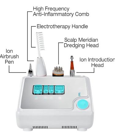 LBMED Scalp Treatment Massager Anti-Hair Loss Treatment Device with 5 Working Heads Deep Scalp Massage Nourishes Hair Follicles Stimulates Capillary Microcirculation - Buy Online on GoSupps.com