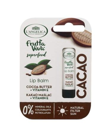 L'ANGELICA Live Fruit - Cocoa & Vitamin E Lip Balm