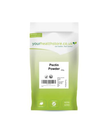 yourhealthstore Pectin Powder 200g Premium Quality Gluten Free Non GMO for Jam and Marmalade Making. 200 g (Pack of 1)