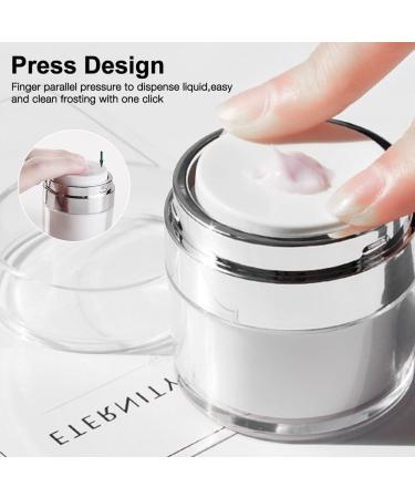 EBKCQ Airless Pump Cream Dispenser 3 Jars with Airless Pump 30ml/30g Refillable Airless Lotion Jar Pump Dispenser Cosmetic Container for Cream Serum Travel - Buy Online on GoSupps.com