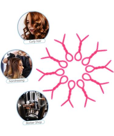 Outanaya 20pcs Perm Tools Curling Wand Crimper Hair Tool Hair Rollers Hair Curler Perm Rods Rosy - Buy Online on GoSupps.com