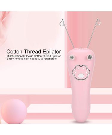 Buy Women's Electric Face Threading Epilator - Hair Remover Razors with Cotton Thread & USB Cable - Precision Hair Removal Tool in Pink - Buy Online on GoSupps.com