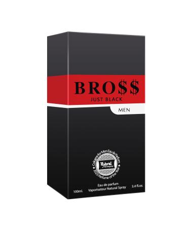 Hybrid & Company Bro$$ Just Black For Men Pour Homme Eau De Toilette Natural Spray 3.4 FL.OZ - Buy Online on GoSupps.com