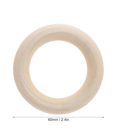 Buy Wooden Baby Teether - Durable Washable & Safe Rings for Teething - 60mm | Eco-Friendly Childrens Teething Solution - Buy Online on GoSupps.com