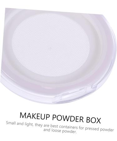 FOMIYES 2pcs Dispensing Empty Toner Travel Face Powder Case Refillable Puff Foundation Plastic - Buy Online on GoSupps.com