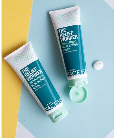 FACE HAUS The Relief Worker Buttery Mask - Dual Action Cleansing & Nourishing Moisture Sealing 4 oz - Buy Internationally - Buy Online on GoSupps.com