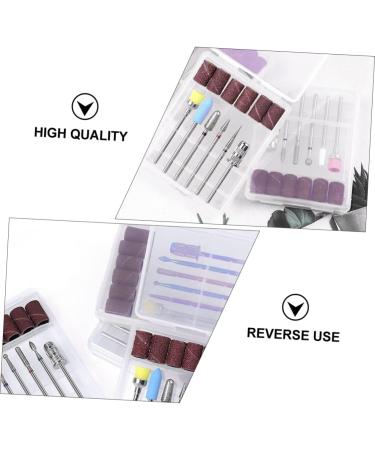 POPETPOP 1 Set nail polisher manicure drill bits nail replacement bits nail drill sanding bands New Nail Drill Bits alloy polishing head Stainless Steel. Silicone. Quartz. Ceramics 7.1x5.7cm Picture 4 - Buy Online on GoSupps.com