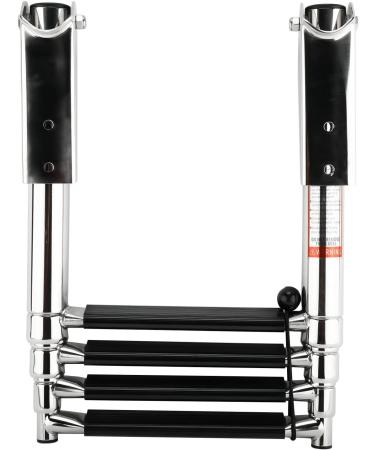 Amarine Made 4 Step Stainless Steel Telescoping Boat Ladder | Swim Step - Buy Online on GoSupps.com