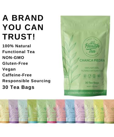 Stone Breaker Chanca Piedra Tea - 35 Loose Leaf Bags for Kidney Cleanse & Gallbladder Detox - Natural Remedy from Peru - Buy Online on GoSupps.com