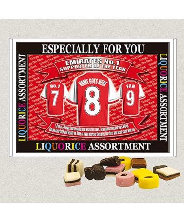 Gooners Football Shirt Personalised Gift Boxed Sweets - Buy Online on GoSupps.com