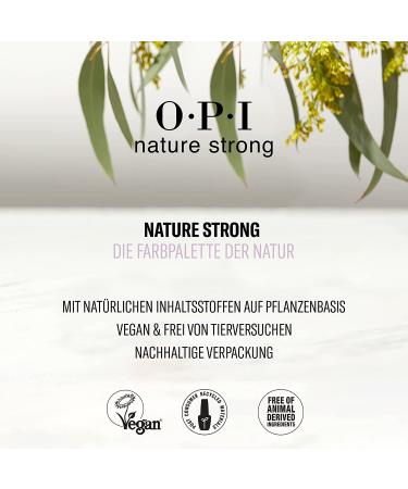 Opi Nature Strong Vegan Nail Polish - Natural Ingredients Bright Colors 7-Day Wear Sustainable Packaging - Buy Online on GoSupps.com