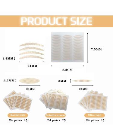 720 Pieces Eyelid Stripes & Glue - Natural Eye Lifting Tweezers Invisible All Skin Tones - Buy Online on GoSupps.com