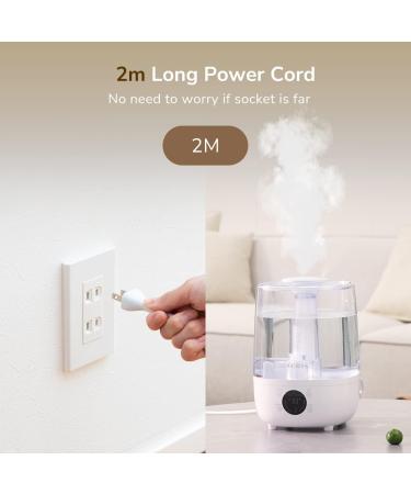 ALACRIS Smart Humidifier 4L - Constant Humidity, LED Display, Ultra-quiet Operation - Perfect for Bedroom, Baby Room - Up to 30H - 30 (Upgraded) - Buy Online on GoSupps.com