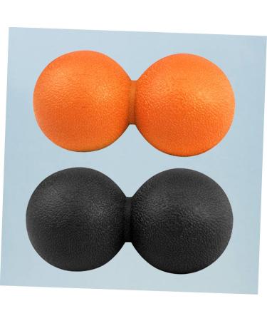 Healeved 2pcs Back Roller Yoga Ball - Peanut Massage Ball for Deep Tissue & Muscle Relief | International Shipping - Buy Online on GoSupps.com