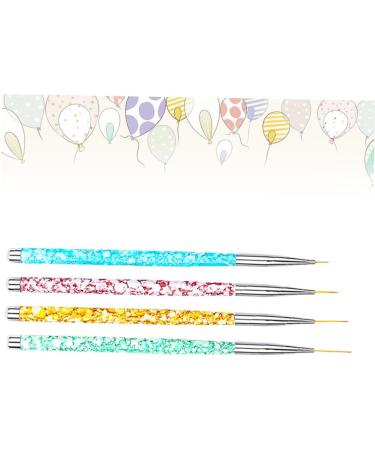 FRCOLOR 4 Pieces Dotting Pen Tools Tool for Dotting Nails Nail Art Gel Nail Gel Pens for Brush Drawing Detail Brush Painted Adjust Flower Stem Brush Pen Painting - Buy Online on GoSupps.com