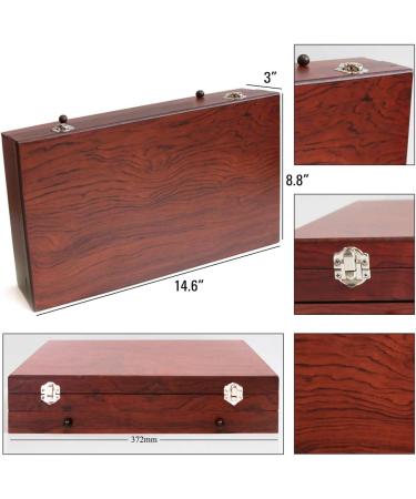 148 Piece Deluxe Art Set with Wooden Case - Professional Artist Drawing & Painting Kit for Kids, Teens, and Adults - Buy Online on GoSupps.com