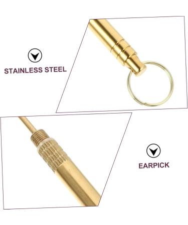 Holibanna 3Pcs Durable Earwax Removal Kit Portable Ear Cleaning Tools with Spiral Picks Lightweight and Ear Cleaner for Travel and Home Use Yellow - Buy Online on GoSupps.com