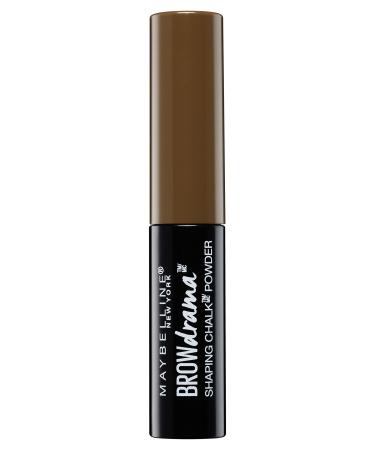 Maybelline Brow Drama Shaping Chalk Powder  1g  Deep Brown