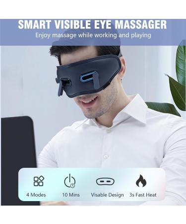 Eye Massage Device - Electric Visual Eye Massager with Warmth & Vibration for Swollen Dry Eyes | Improve Sleep | Perfect Gift for Men & Women - Buy Online on GoSupps.com