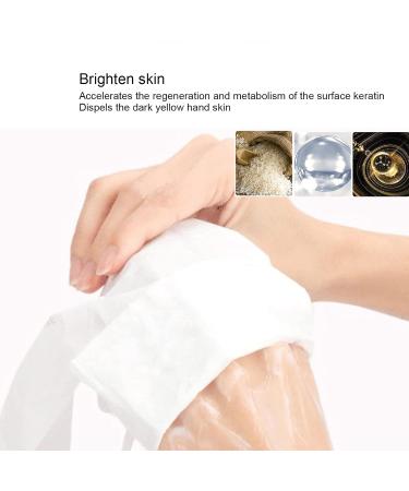 Moisturizing Hand Mask - Plant Extract Hand Peeling Mask for Soft Smooth Hands | Repair Dry & Rough Skin for Men & Women - Buy Online on GoSupps.com