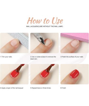 Nail Polish Set - 6PC Glitter Nail Polish - Purple Nail Polish - Quick Dry & Long Lasting Nail Polish Gift Set - Oil-Based Formula Nail Polish for DIY Nail Art No Need Baking - Buy Online on GoSupps.com