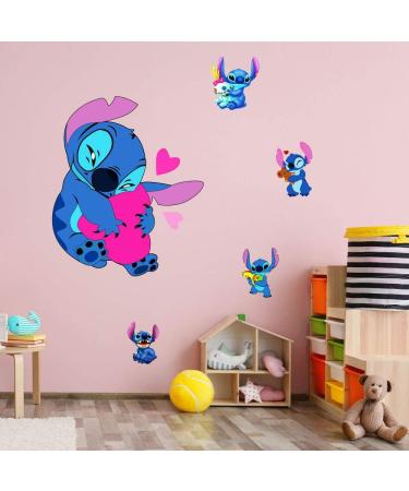 Lilo and Stitch 3D Wall Stickers - Cartoon Decals for Nursery and Kids Room - 16.5X23.6 inch - Buy Online on GoSupps.com