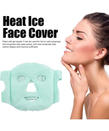  Spacnana Full Face Gel Pearl Warm and Cold Sleep Mask (Light Green) - Buy Online on GoSupps.com