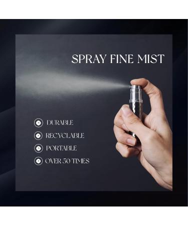 AricizBeauty Travel Perfume Refillable Empty Atomizer 5ml. Pocket Recyclable Portable Sprayer Bottle Pump Dispenser Perfume Container for Men and Women. Fashion Diamond Surface Design (GOLD) - Buy Online on GoSupps.com