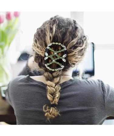 Kytpyi Hair Comb & Clips Set | 2 Fashionable Stretchable Hair Accessories for Women | Durable Double Hair Combs with Pearls | Perfect for Thick & Fine Hair - Buy Online on GoSupps.com