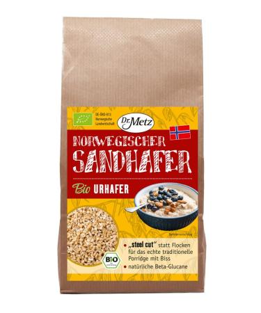 Norwegian sand oats organic 500 g for real porridge Original steel cut for more bite from Norwegian organic farming