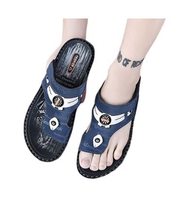 Lfzhjzc Bunion Corrector Sandals Big Toes Hallux Valgus Foot Correction Slippers for Pain Relief Hallux Valgus Bunion Symptoms (Color : Blue Size : 6.5) 6.5 Blue