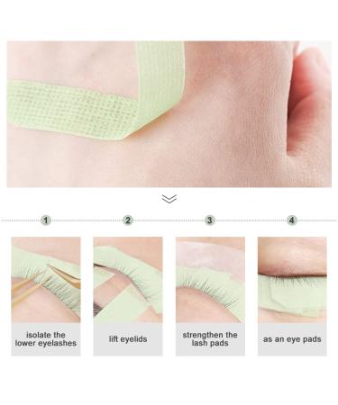 Lunamoon Eyelash Extension Tape - 10 Rolls Micropore Lash Tape for Isolation (Green 12) - Ideal for Professional Lash Artists - Buy Online on GoSupps.com