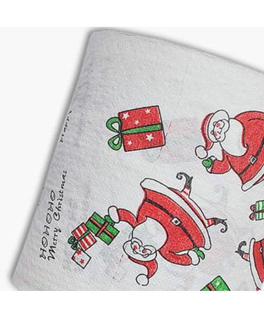 Amosfun Christmas Santa Toilet Paper Tissue Napkin Prank Fun Birthday Party - Buy Online on GoSupps.com