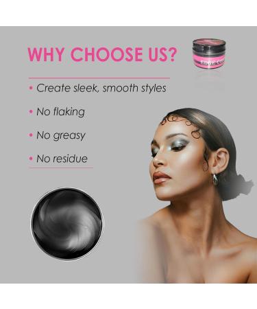 DAN Technology Edge Control Gel - Strong Hold & Baby Hair Styling for 4C Black Hair | 48 Hour Stay | International Shipping Available - Buy Online on GoSupps.com