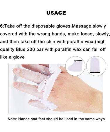 Hand Moisturizer Gloves Paraffin Wax Gloves Hand Foot Care Exfoliating Covers Paraffin Wax Protection Retain Heat Hand Foot Care Gloves Set for Removing Dead Skin - Buy Online on GoSupps.com