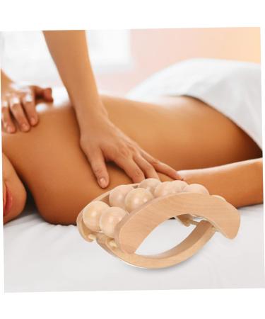 Magiclulu Acupuncture Massage Roller - Portable Wooden Massage Device for Neck Relief & Home Use - Buy Online on GoSupps.com