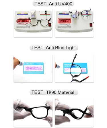 Professional Children's Anti-Blue Light Glasses | Reduce Eye Stress | Silicone Comfort | Color 1 - Buy Online on GoSupps.com
