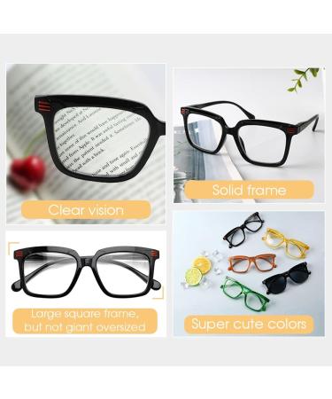 Eyekepper Oversized Rectangular Reading Glasses for Women - High Quality Black +1.00 Reading Aid - Buy Online on GoSupps.com
