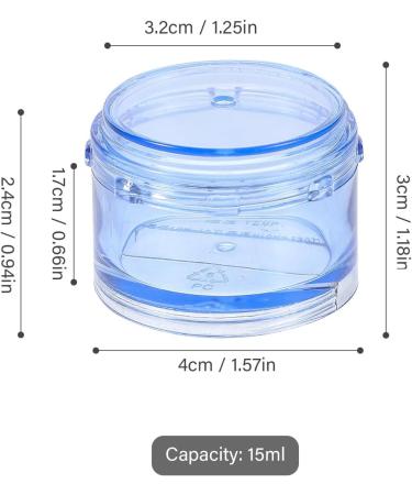 Portable 7 Day Stackable Pill Case Tower - SUPVOX Travel Pill Box (Blue) | International Shipping Available - Buy Online on GoSupps.com