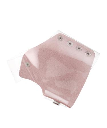 Healeved Healeved Palette Gloves Small Makeup Mixing Tray Makeup Mixing Palette Makeup Must-Haves Mixing Plate Makeup Foundation Plate Makeup Plate for Foundation Eyeshadow Makeup PU Pink