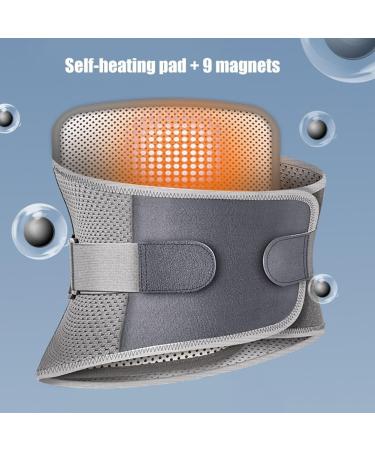 Back Brace with 3 Removable Lumbar Pads - Men's & Women's Fitness Waist Support Breathable Lower Back Pain Relief Gray X-Large - Buy Online on GoSupps.com