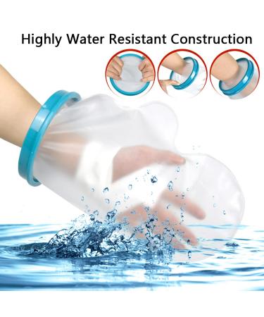 DESTRIC Adult Waterproof Cast Cover Protector - 13 inch Hand Shower Bandage Protector for Broken Hand Wrist Finger - Watertight Design Keeps Hand Dry - Buy Online on GoSupps.com