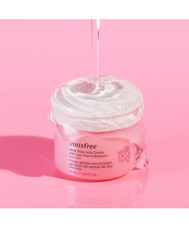 innisfree Cherry Blossom Dewy Glow Jelly Cream Face Moisturizer 1.69 Fl Oz - Hydrating and Illuminating Formula - Buy Online on GoSupps.com