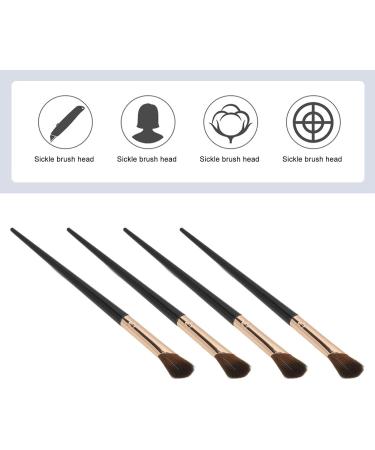 Sonew 10pcs Nose Shadow Brush Small Nose Brush Angled Eyeshadow Brush Single Eyeshadow Brush Eye Brushes Sickle Shaped Soft Hair Strong Powder Grasping Makeup Brush - Buy Online on GoSupps.com