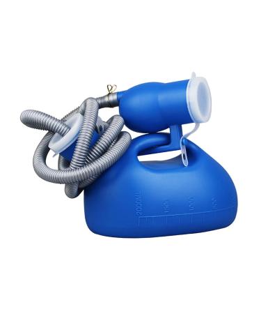 Men Urinal Men's Urinal with Hand-held Portable Urine Cup 2000 Ml Large Capacity Leak-Proof Male Urinals for Old Men Large Plastic Pee for Travel Camping Convenient and Practical Urinal
