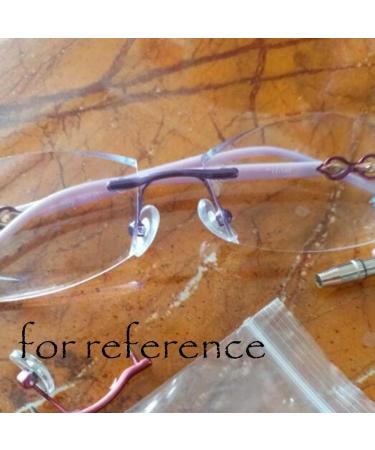 BEGISA Eyeglass Nose Pads - Metal Replacement Nose Bridge for Rimless & Reading Glasses - 1 Piece Black - Buy Online on GoSupps.com