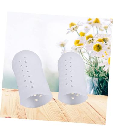 CLISPEED 6 Pairs Toe Protector Tubes - Anti-Friction Toe Covers - White - 4.5X2.1 cm - Buy Online on GoSupps.com