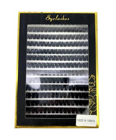 60D/80D Mix Mink Eyelashes Clusters Black